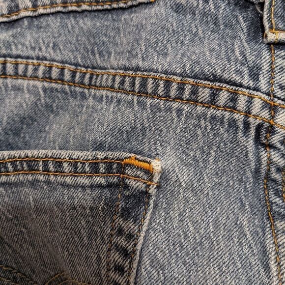 Levi's 513  jean raw hems size L30 W30 G2 - Picture 8 of 15